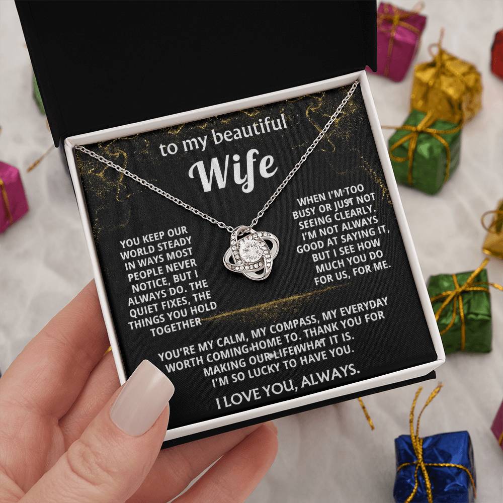To My Wife, I love you for all you do.