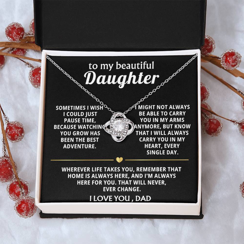 To My Beautiful Daughter, I'll always carry you in my heart. — [Lux] - Love Knot