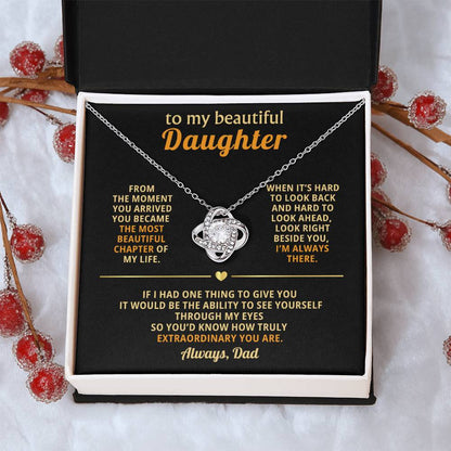 To my beautiful daughter, You became the most beautiful chapter of my life