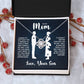 TO MY MOM LITTLE BOY BLUE LOVE KNOT
