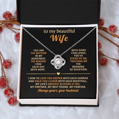 To my beautiful Wife, You are the rhythm in my heartbeat