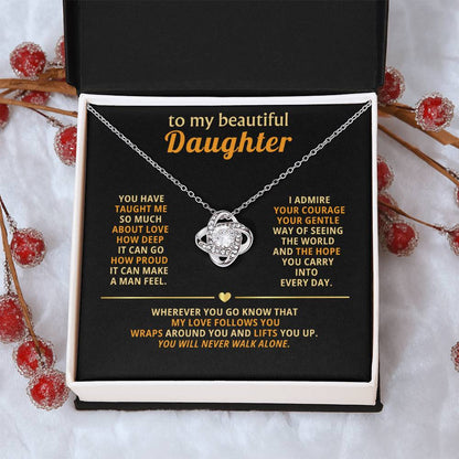 To my beautiful Daughter, You have taught me so much about love