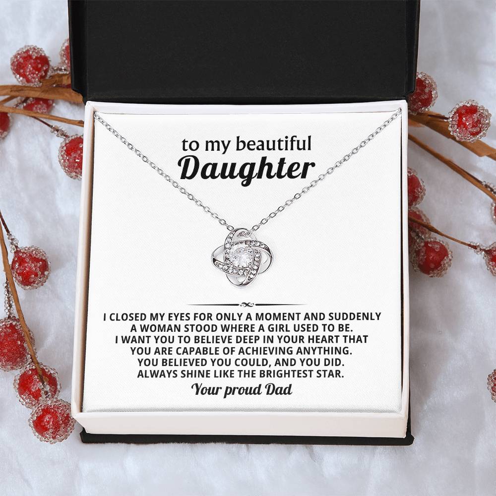 To my beautiful Daughter, You believed you could, and you did