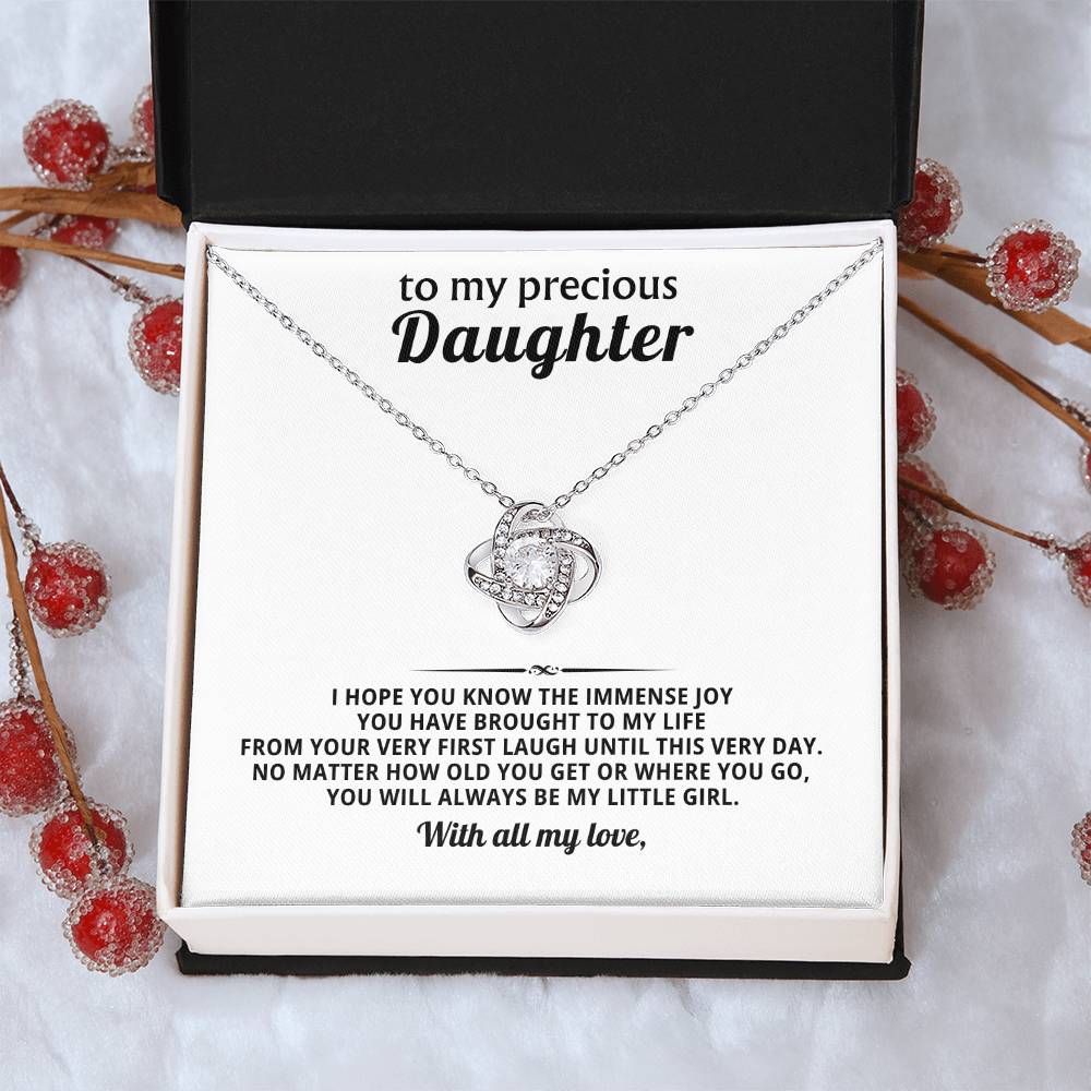 To my precious daughter, I hope you know the immense joy you have brought to my life