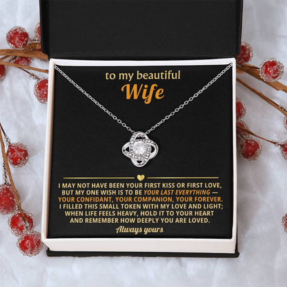 To my beautiful Wife,  I filled this small token with my love and light