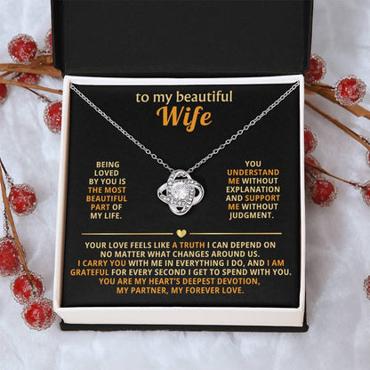 To my beautiful wife, Being loved by you is the most beautiful part of my life