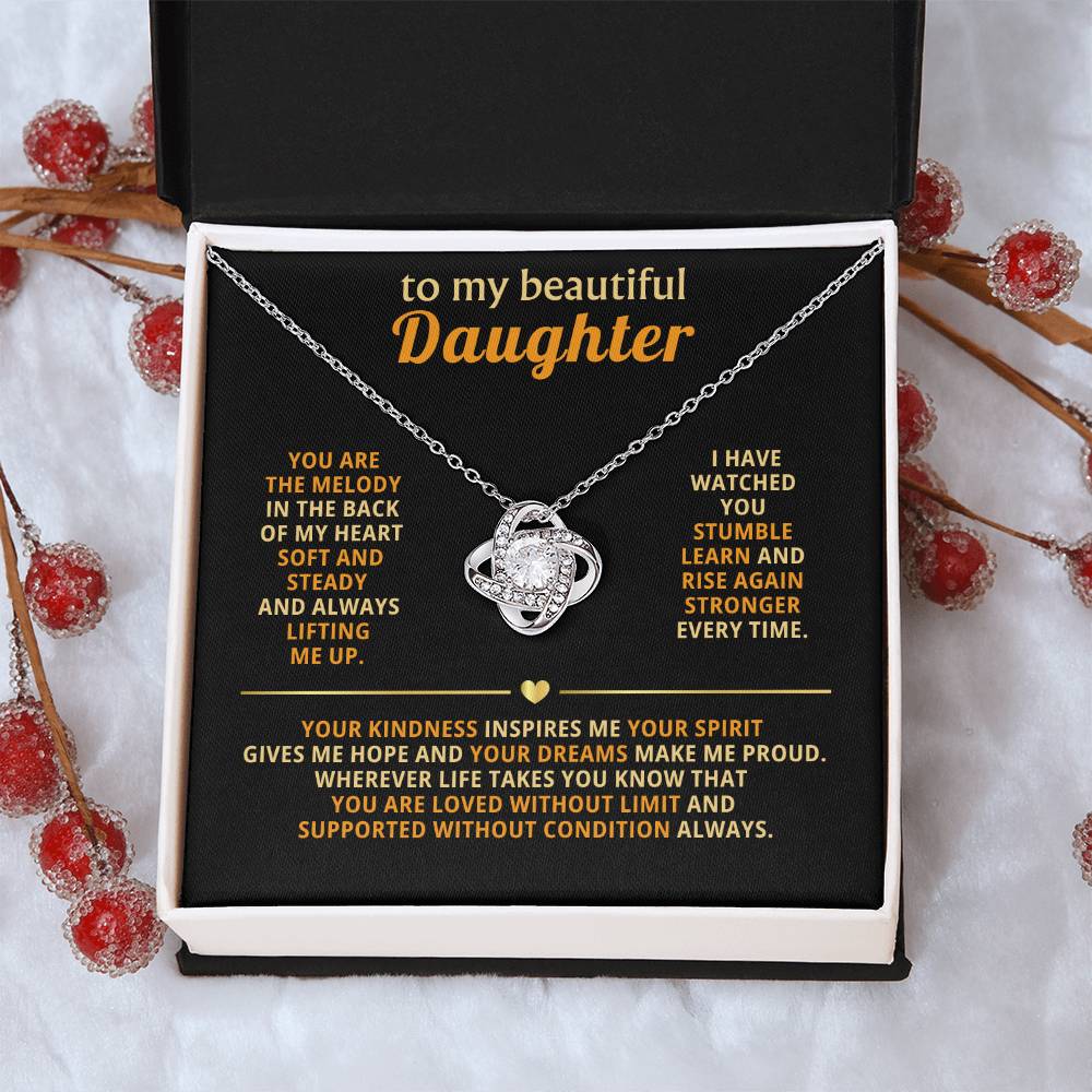 To my beautiful Daughter, You are the melody in the back of my heart