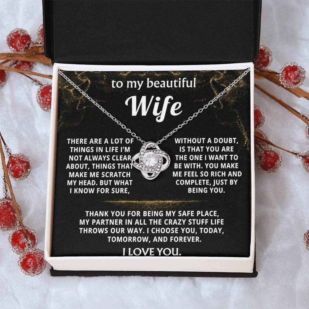 To My Wife, You make my life rich and complete.