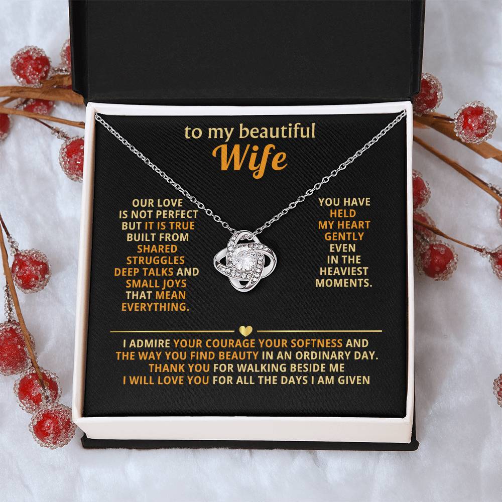 To my beautiful wife, Our love is not perfect but it is true