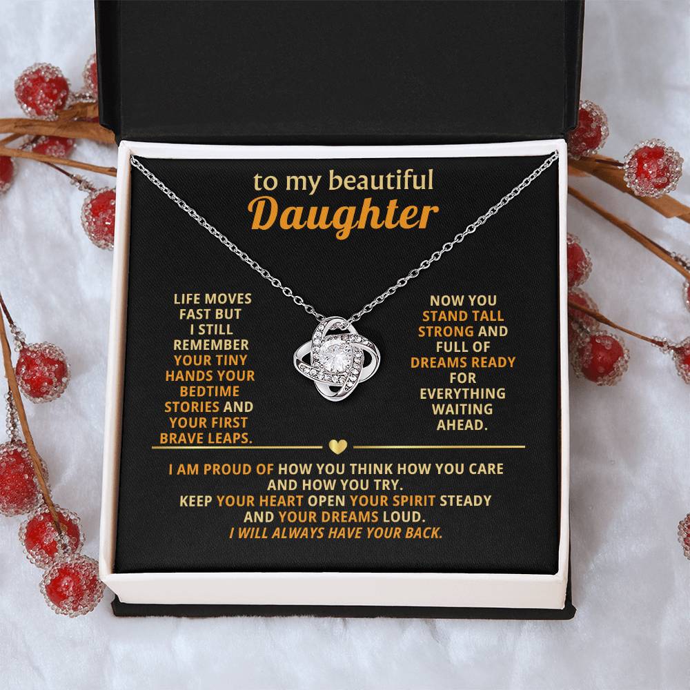 To my beautiful Daughter, Life moves fast but I still remember your tiny hands