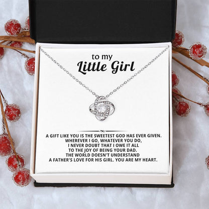 To My Little Girl,  gift like you is the sweetest God has ever given