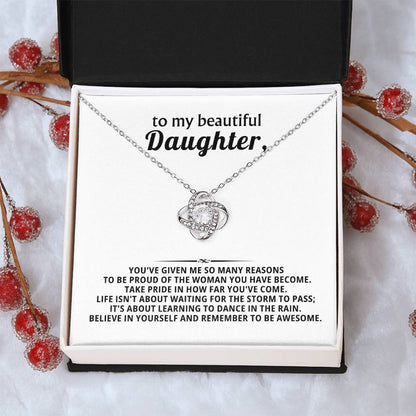 To my beautiful Daughter,  proud of the woman you have become