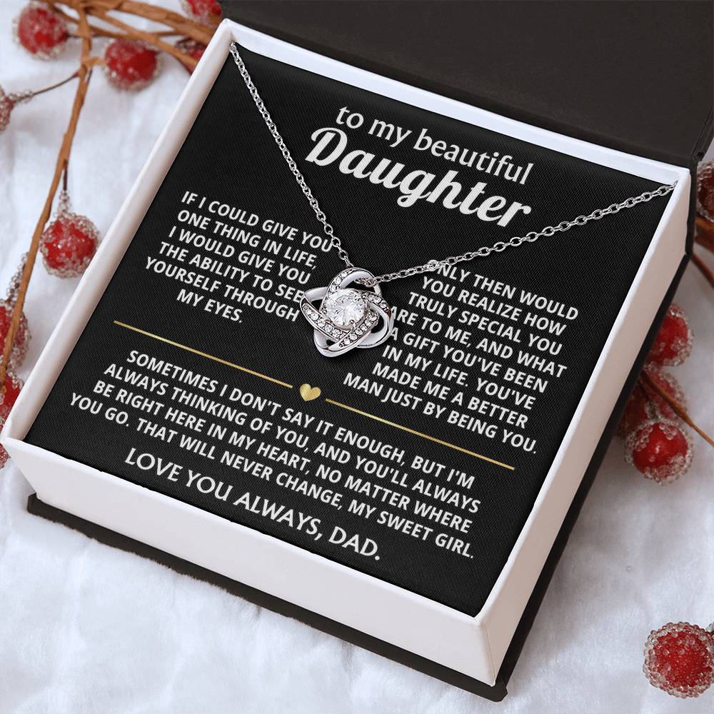 To My Beautiful Daughter, You're a special gift in my life.