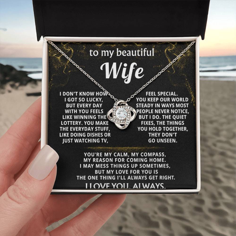 To My Wife, You are my everything, my love.