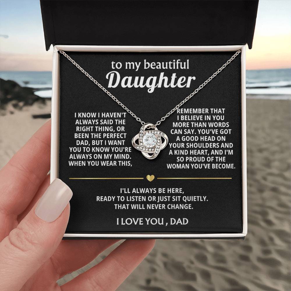 To My Beautiful Daughter, I'm so proud of the woman you've become. — [Lux] - Love Knot
