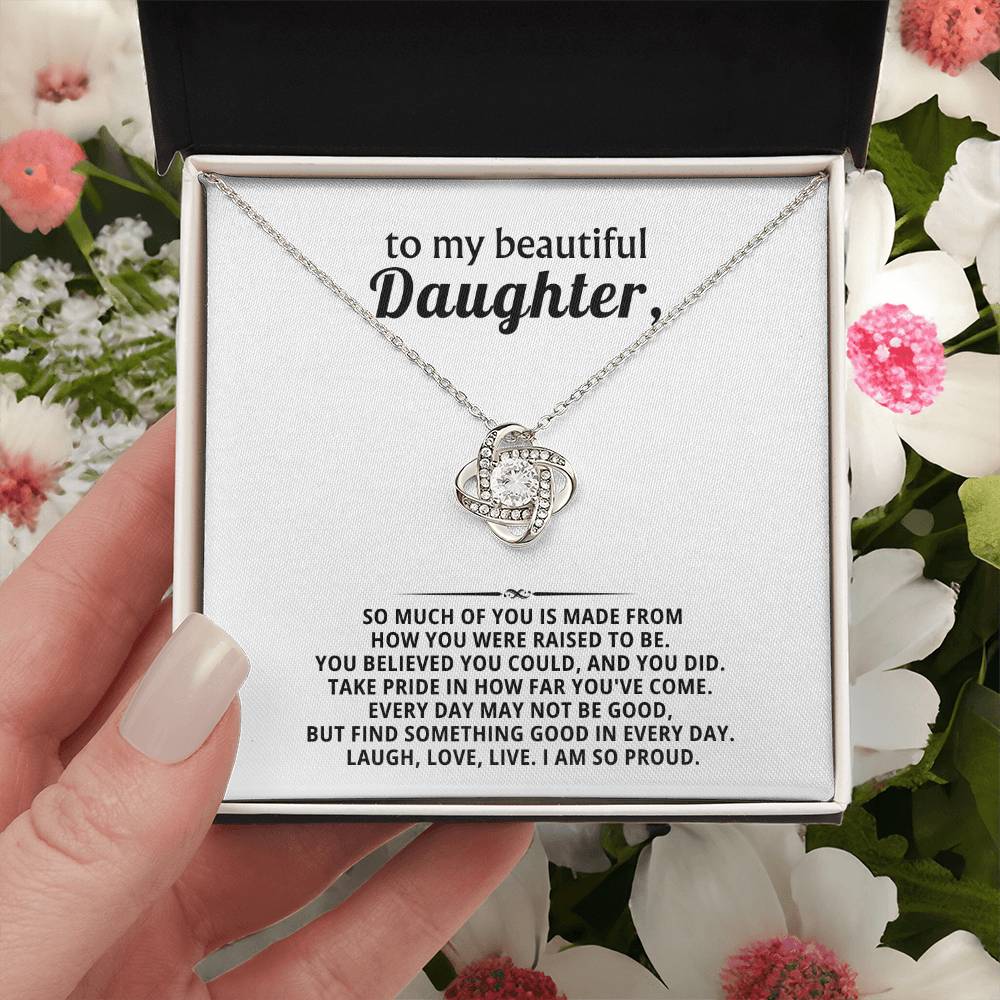 To my beautiful Daughter, You believed you could, and you did