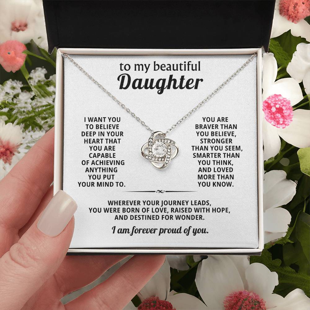 To my beautiful daughter, Wherever your journey leads, you were born of love