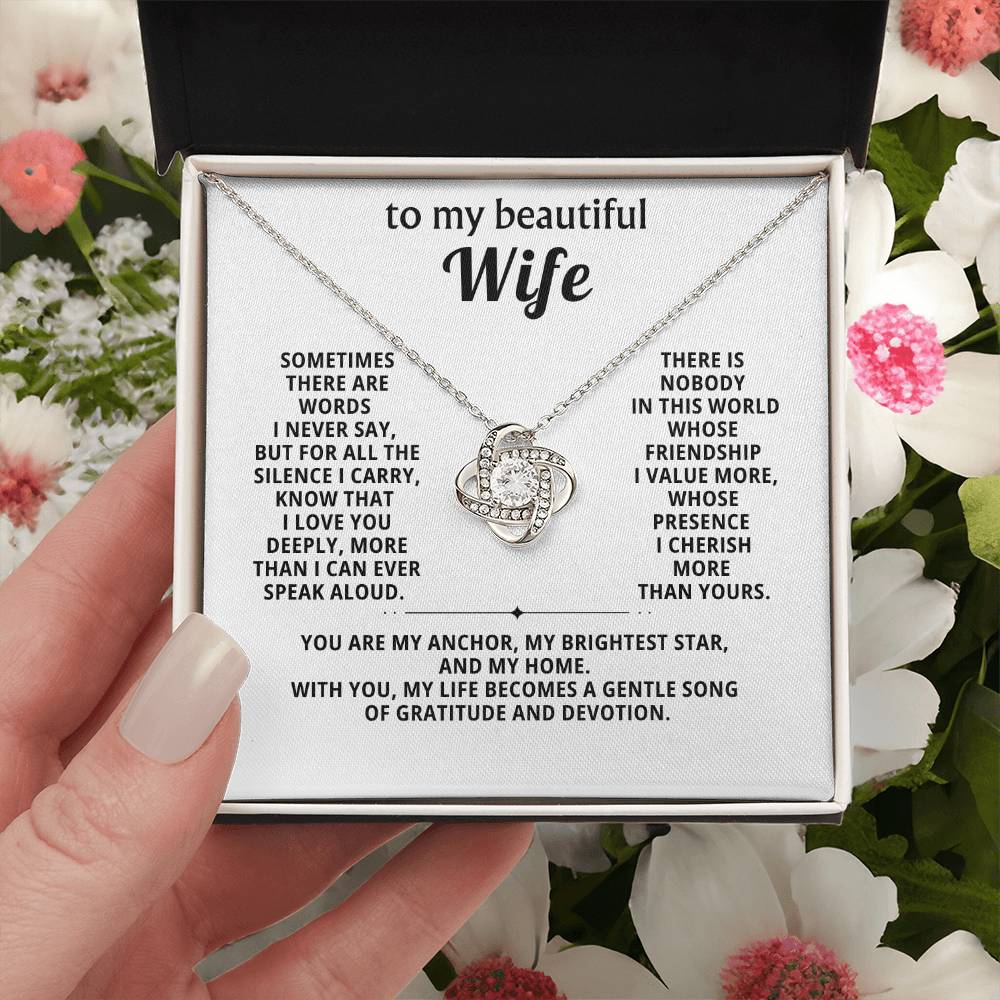 To my beautiful wife, my life becomes a gentle song of gratitude and devotion