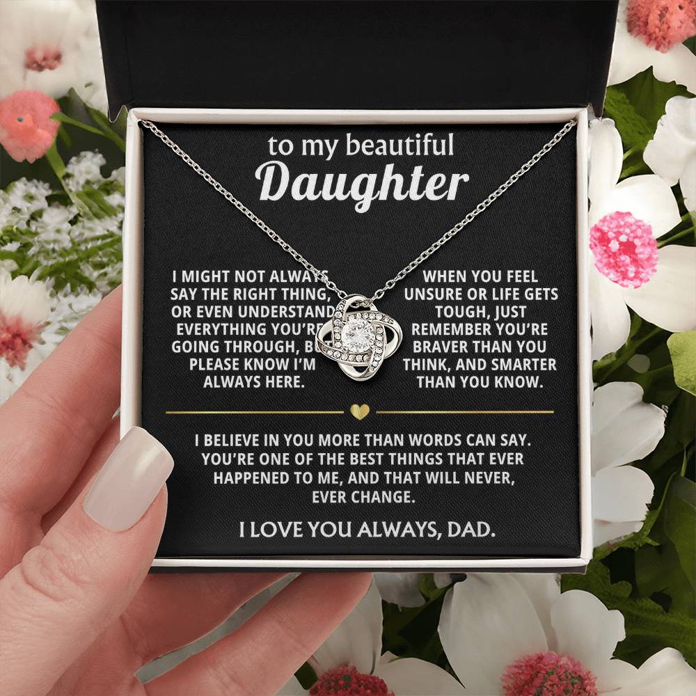 To My Beautiful Daughter, I believe in you always.