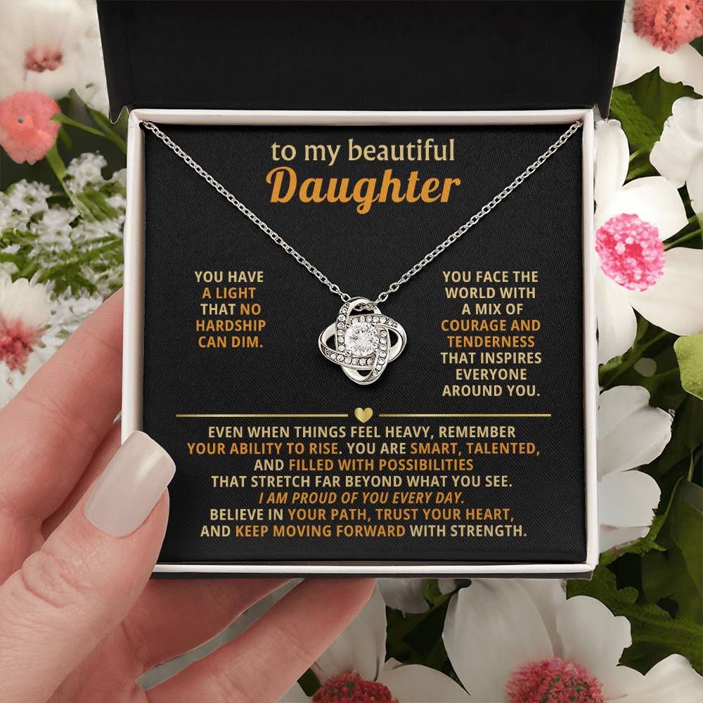 To my beautiful Daughter,You are smart, talented, and filled with possibilities