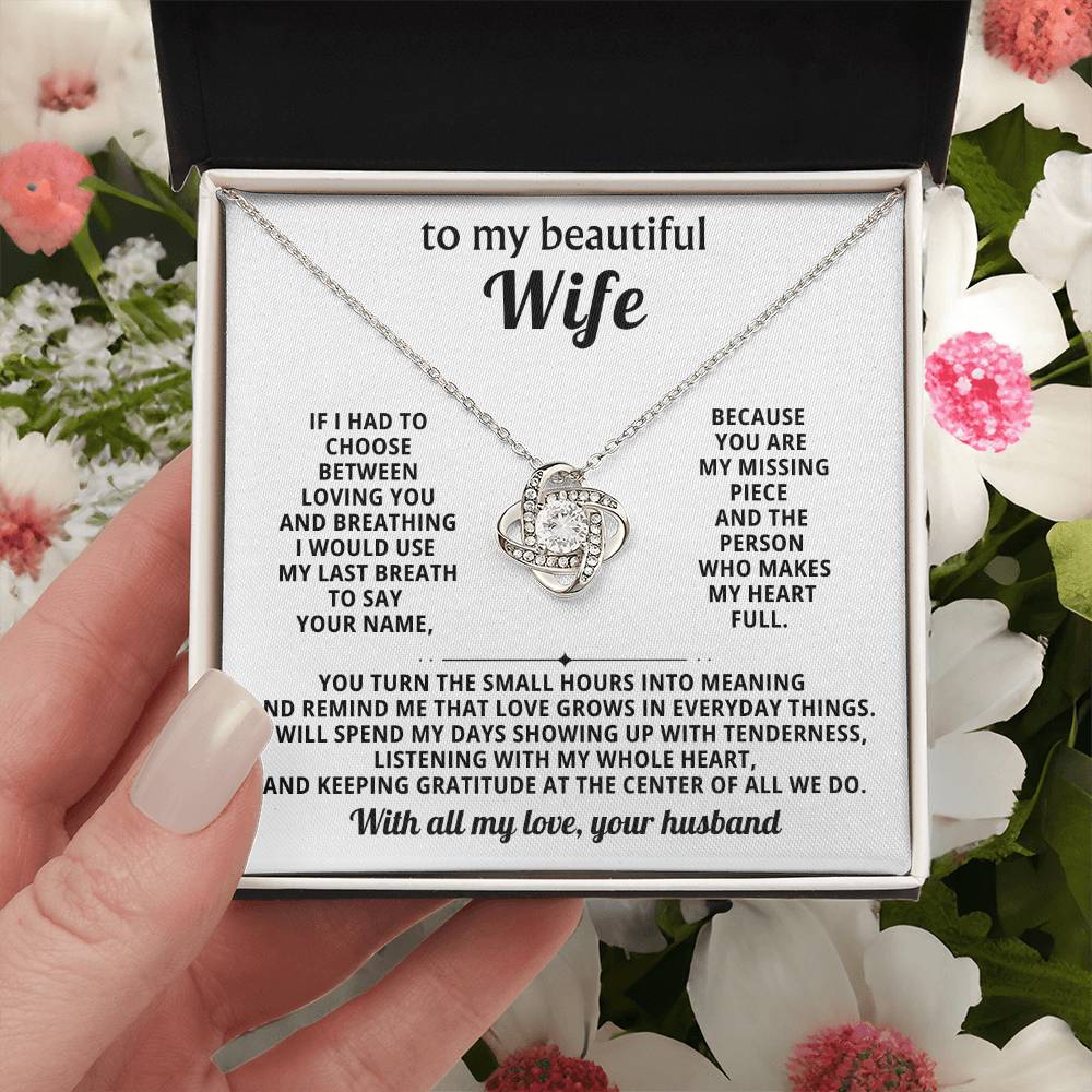 To my beautiful wife, You are my missing piece and the person who makes my heart full
