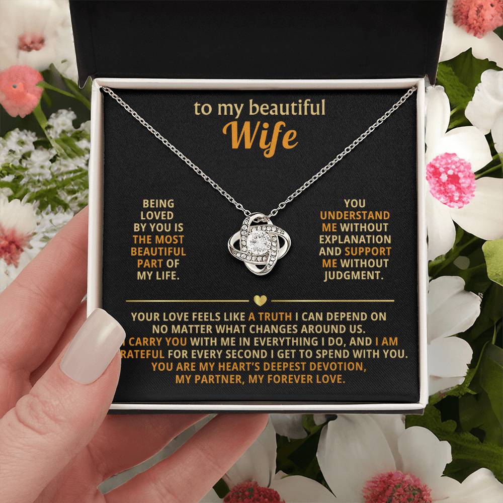 To my beautiful wife, Being loved by you is the most beautiful part of my life
