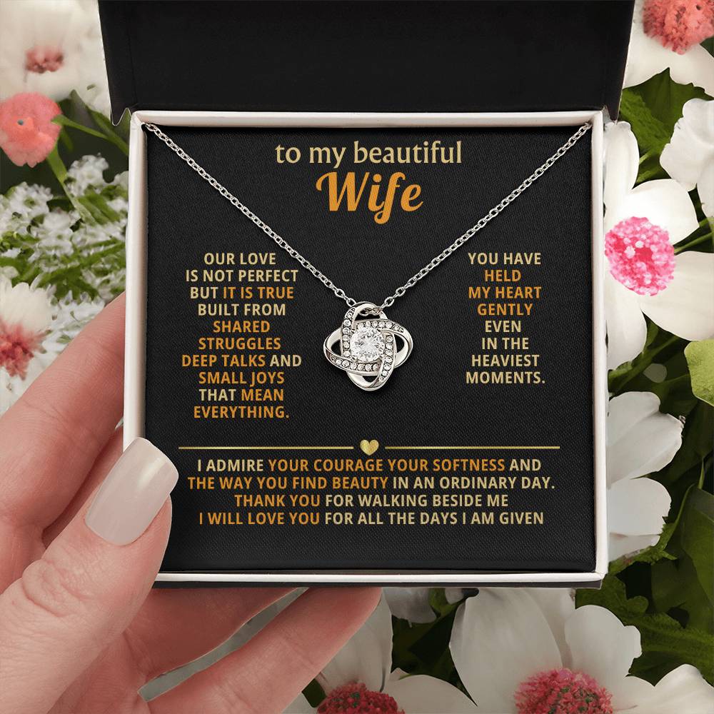 To my beautiful wife, Our love is not perfect but it is true