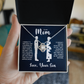 TO MY MOM LITTLE BOY BLUE LOVE KNOT