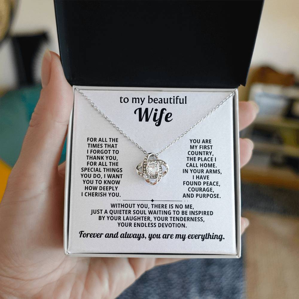 To my beautiful wife, Forever and always, you are my everything