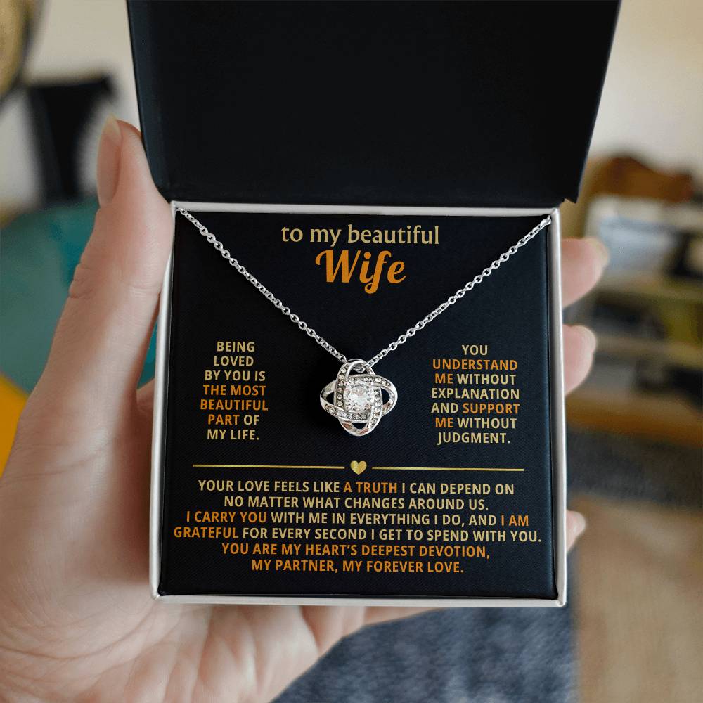 To my beautiful wife, Being loved by you is the most beautiful part of my life