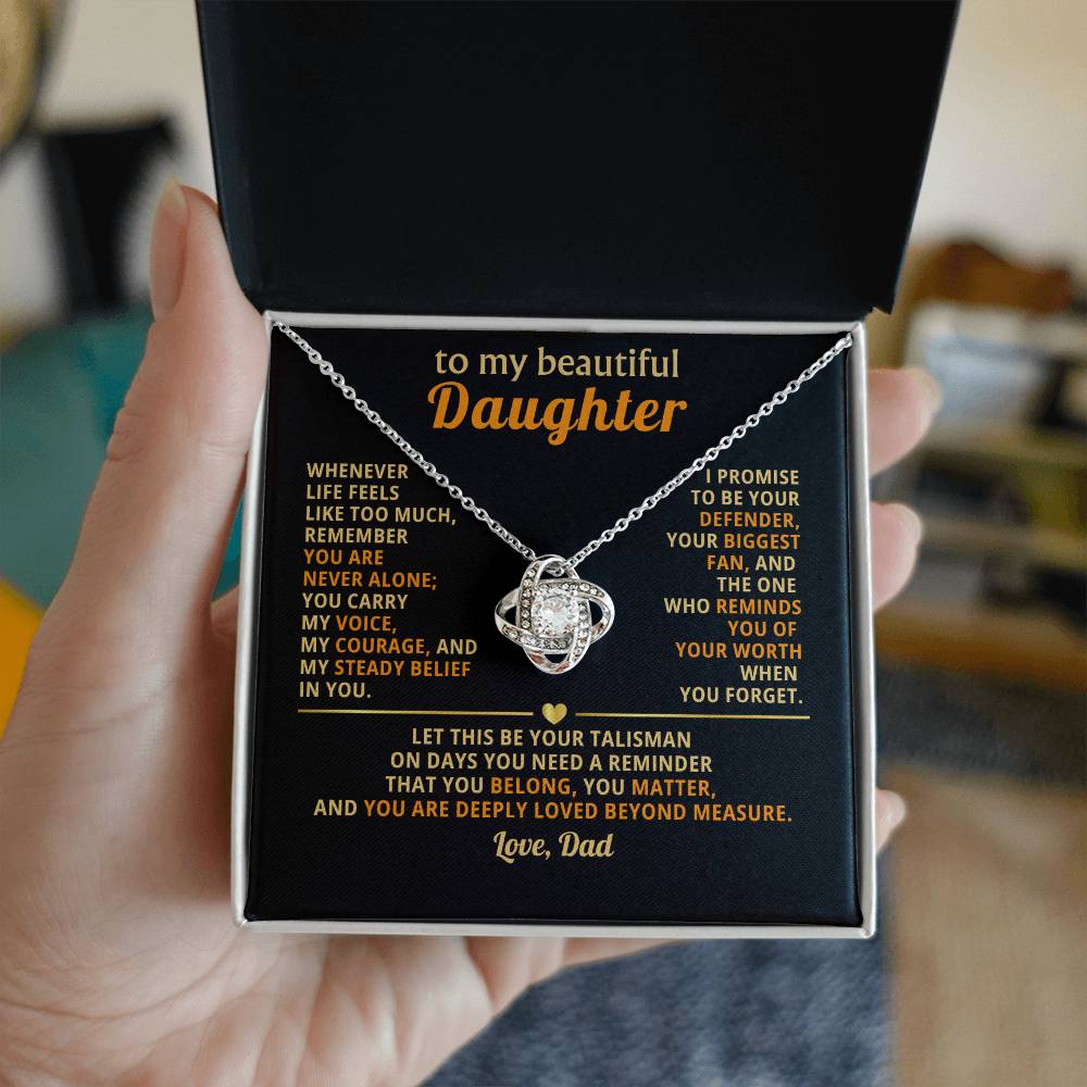 To my beautiful Daughter, I promise to be your defender, your biggest fan