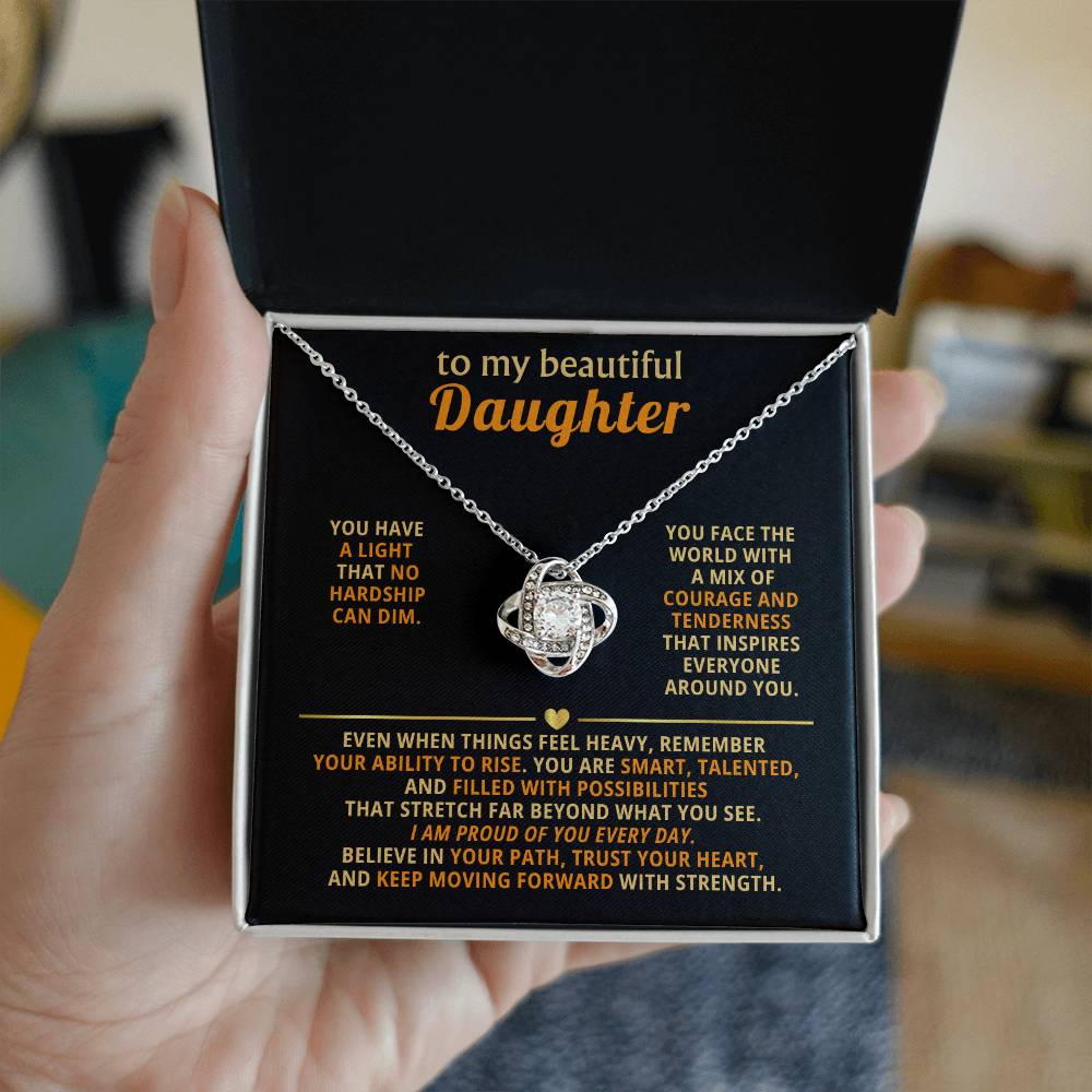 To my beautiful Daughter,You are smart, talented, and filled with possibilities