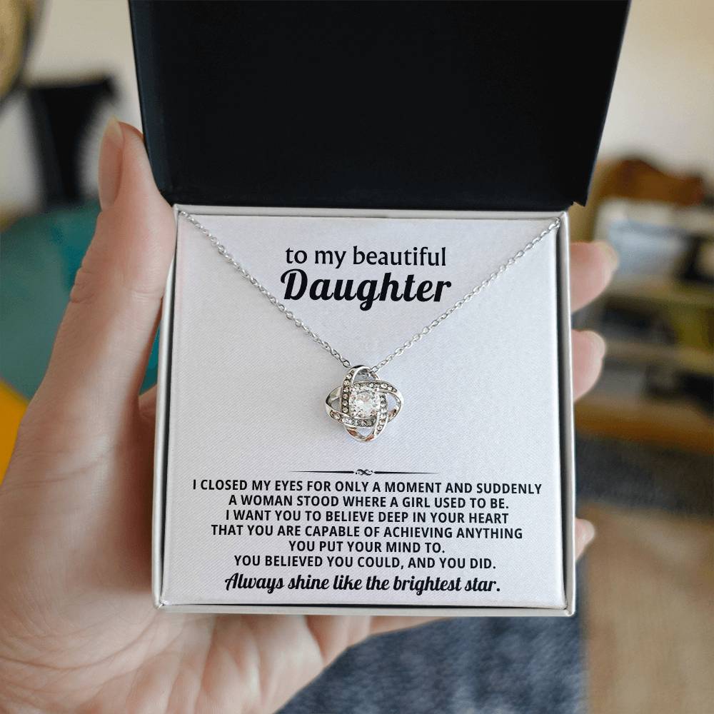 To my beautiful Daughter,  I want you to believe deep in your heart
