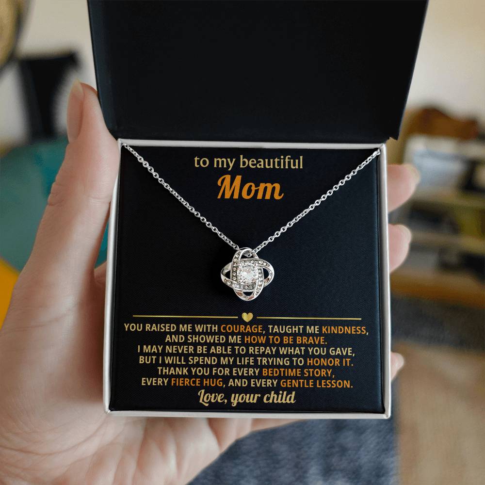 To my beautiful Mom, I may never be able to repay what you gave