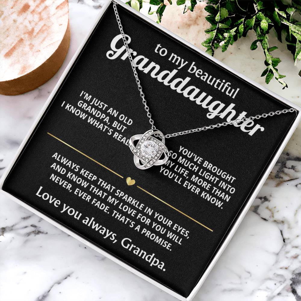 To My Dearest Granddaughter, You light up my life.