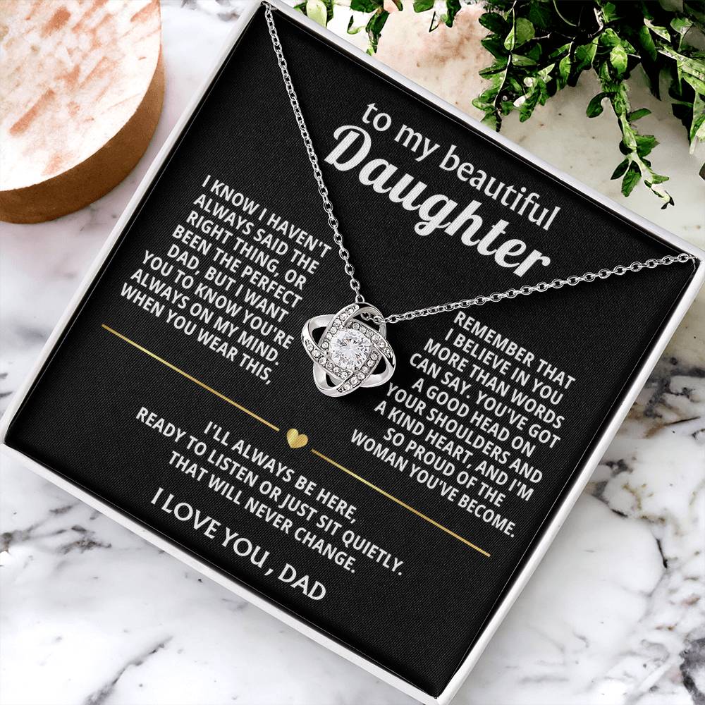 To My Beautiful Daughter, I'm so proud of the woman you've become. — [Lux] - Love Knot