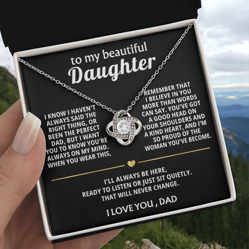 To My Beautiful Daughter, I'm so proud of the woman you've become. — [Lux] - Love Knot