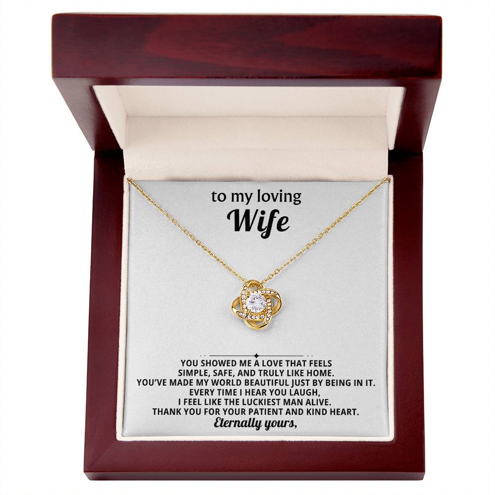 To my loving wife,You showed me a love that feels simple