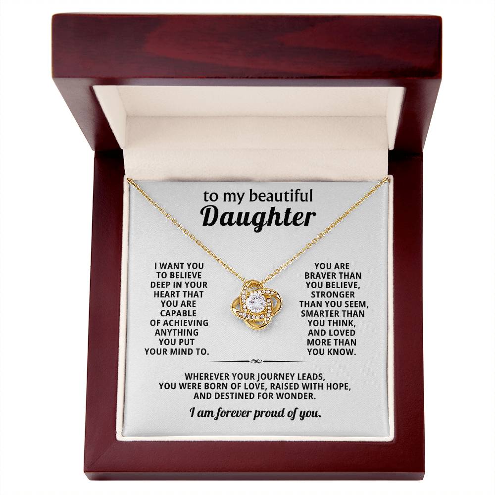 To my beautiful daughter, Wherever your journey leads, you were born of love