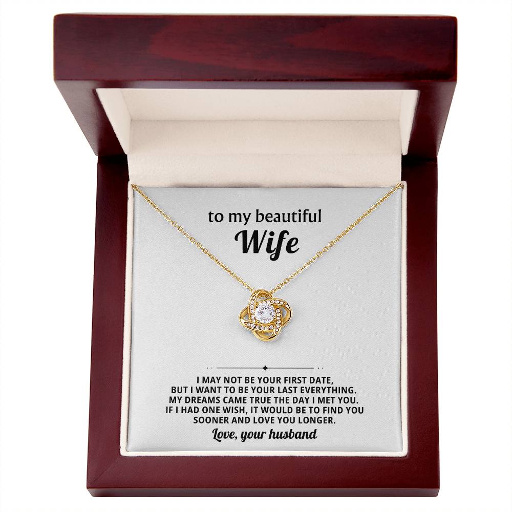 To my beautiful wife, My dreams came true the day I met you