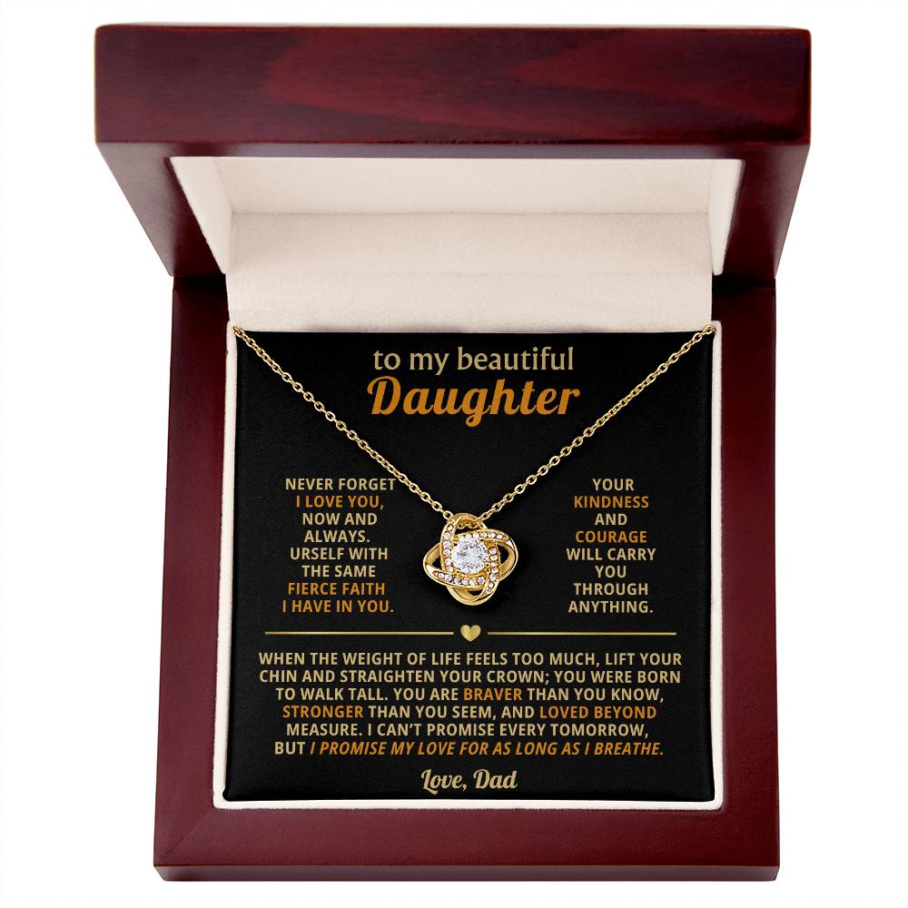 To my beautiful Daughter, Believe in yourself with the same fierce faith I have in you