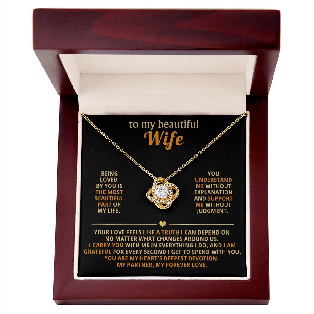 To my beautiful wife, Being loved by you is the most beautiful part of my life