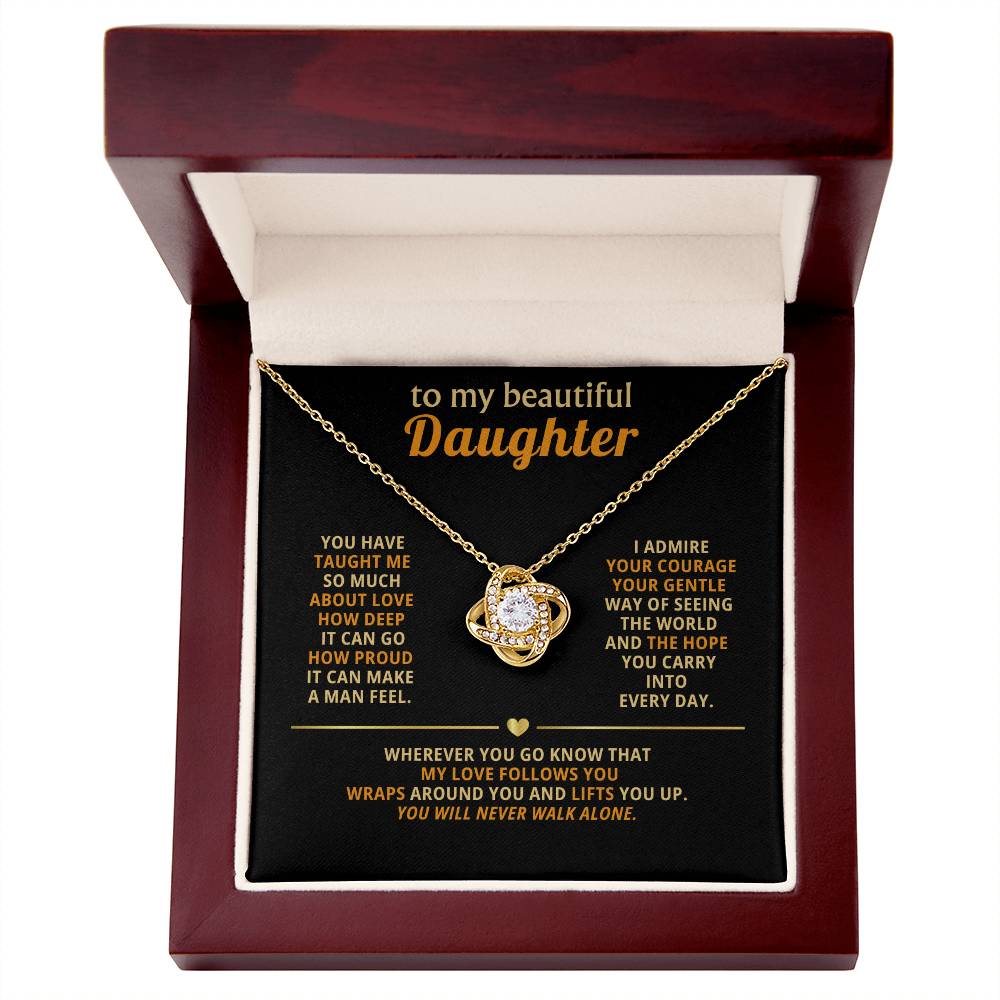 To my beautiful Daughter, You have taught me so much about love