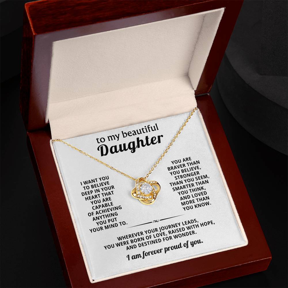 To my beautiful daughter, Wherever your journey leads, you were born of love