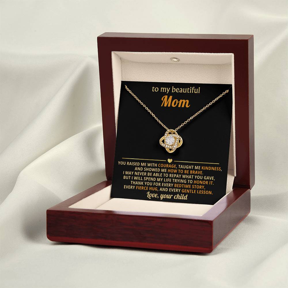 To my beautiful Mom, I may never be able to repay what you gave