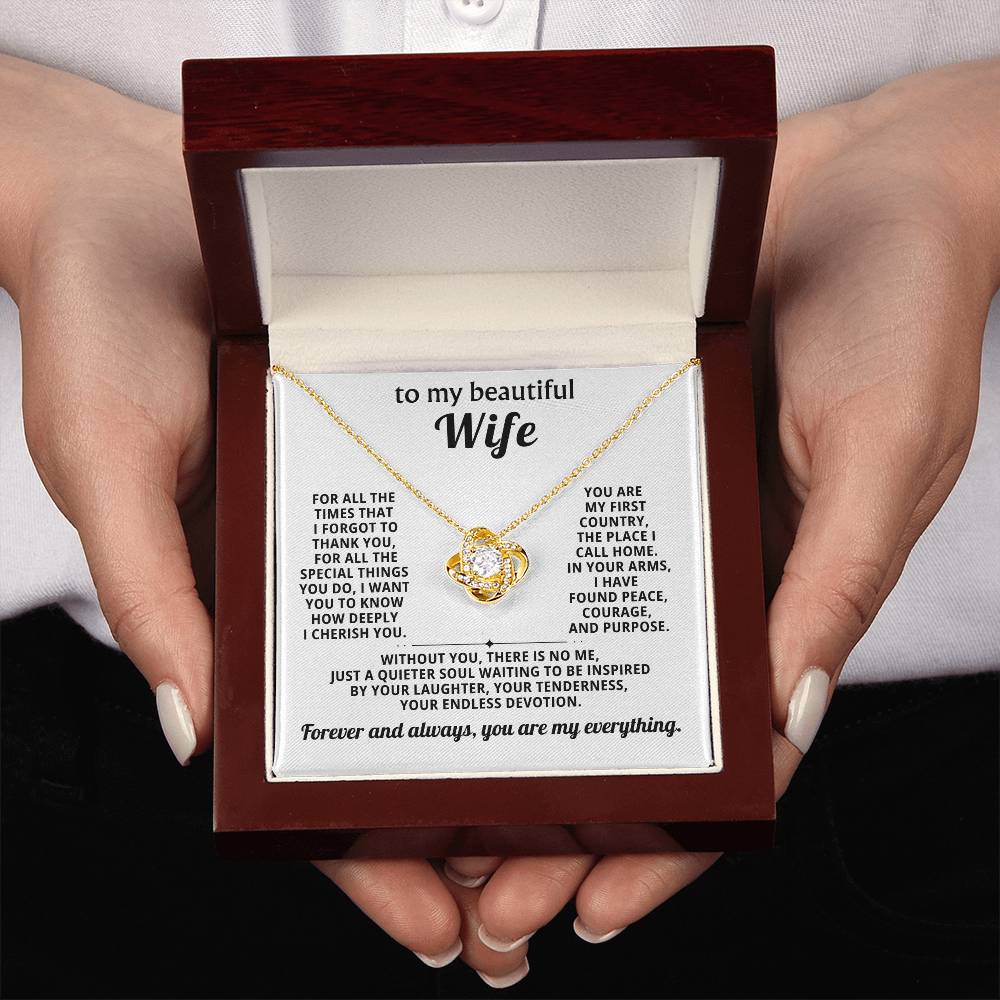 To my beautiful wife, Forever and always, you are my everything