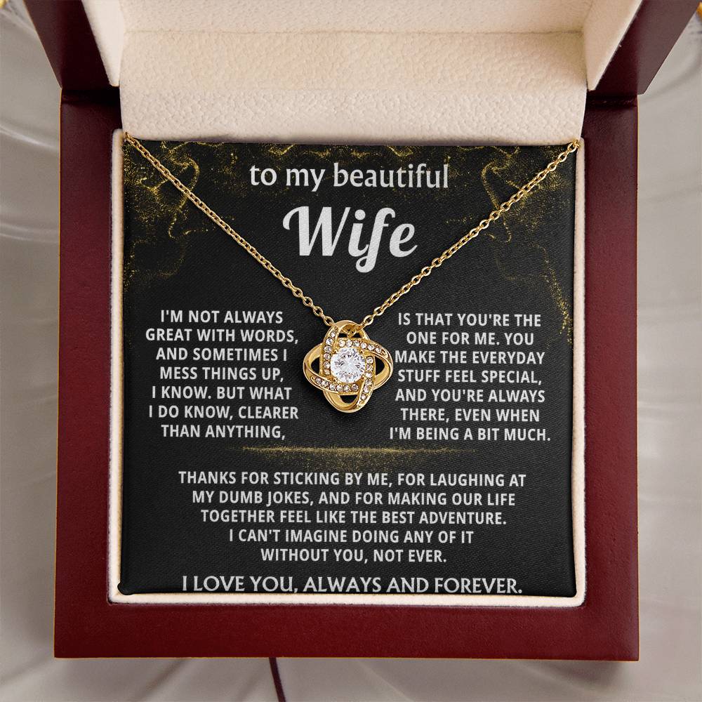 To My Wife, You make everyday feel like an adventure.