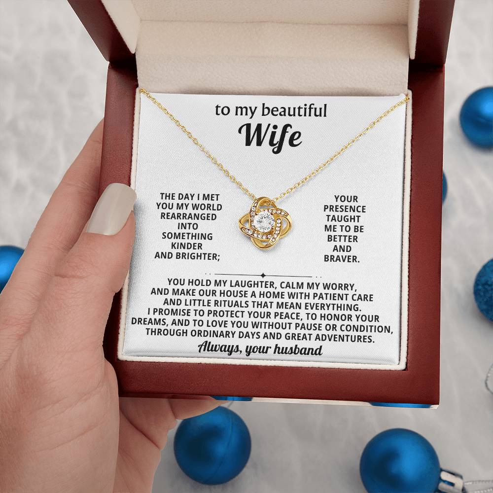 To my beautiful wife, The day I met you my world rearranged into something kinder