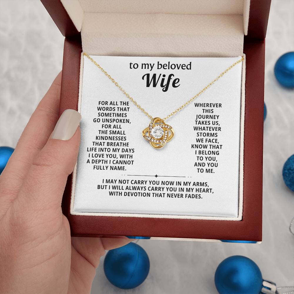 To my beloved wife, I belong to you, and you to me