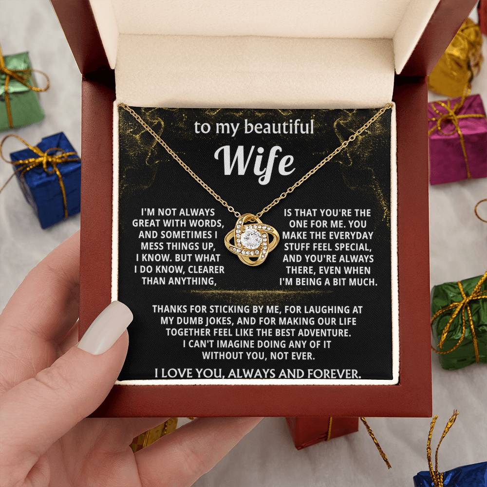 To My Wife, You make everyday feel like an adventure.